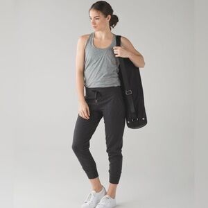 Lululemon Comfy As Sweat Pants in Heathered  Black
